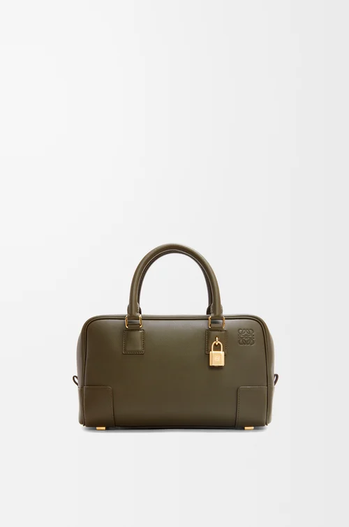 LOEWE アマソナ23 バッグ（ナパカーフ） ダークカーキグリーン