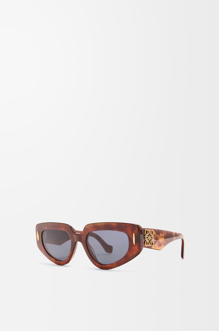 LOEWE Butterfly Screen 小型太陽眼鏡 紅棕色