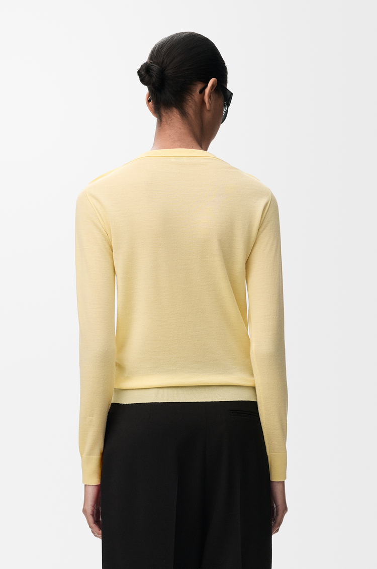 LOEWE Jersey en lana merina Amarillo Claro