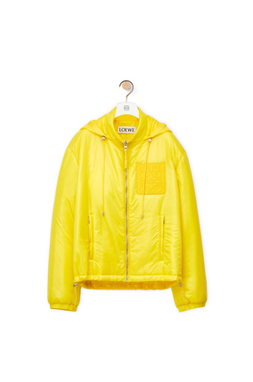 LOEWE Puffer Anagram parka in polyester Yellow