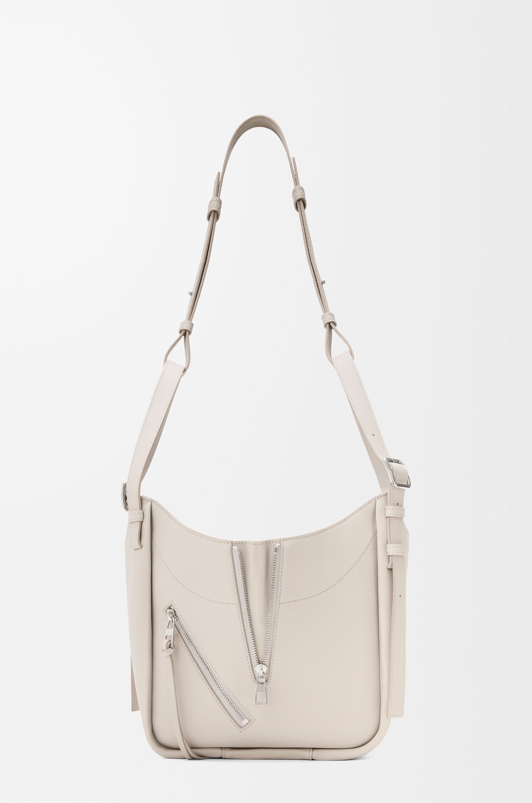 ハンモック フリップ バッグ（クラシックカーフ） グレー - LOEWE