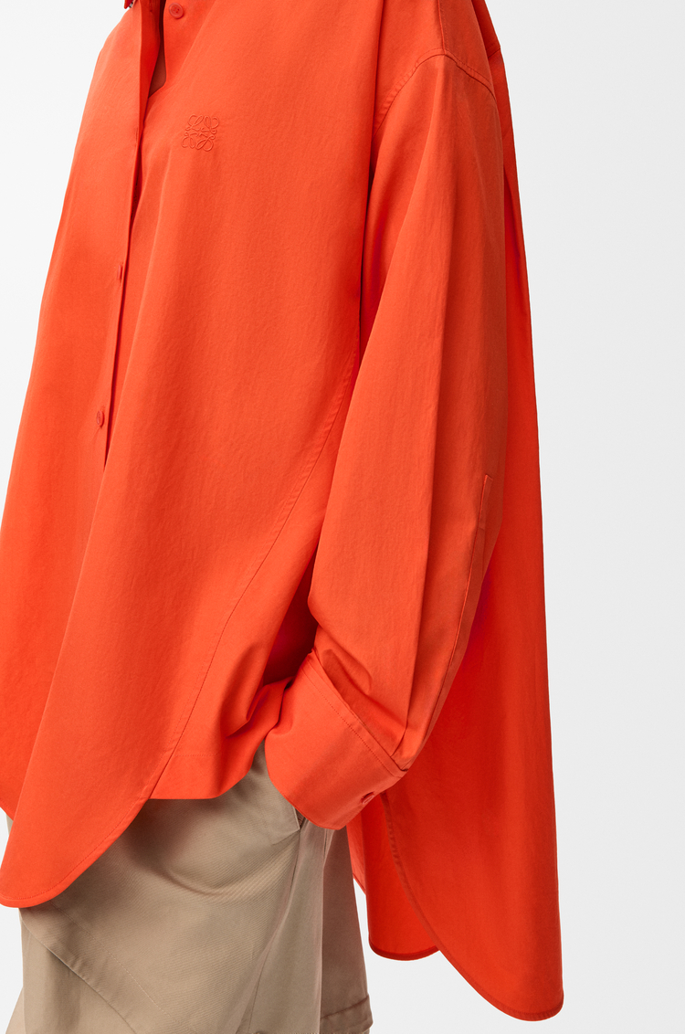 LOEWE 棉质衬衫 橙色