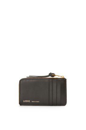 LOEWE Coin cardholder in jacquard and calfskin Navy/Black plp_rd