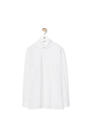 LOEWE Shirt in Anagram jacquard cotton White plp_rd