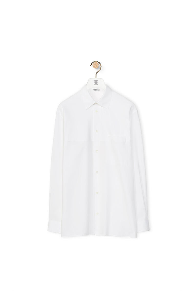 LOEWE Shirt in Anagram jacquard cotton White pdp_rd