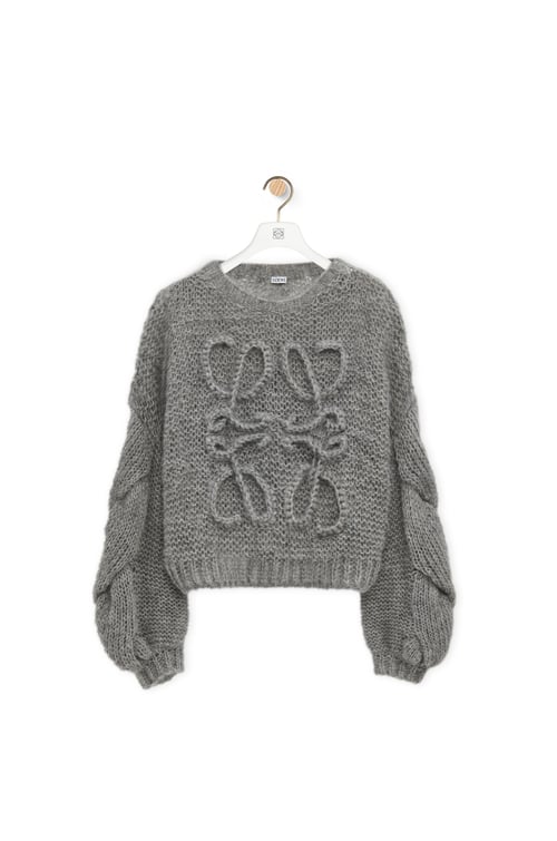 アナグラム セーター (モヘア) グレーメランジ - LOEWE