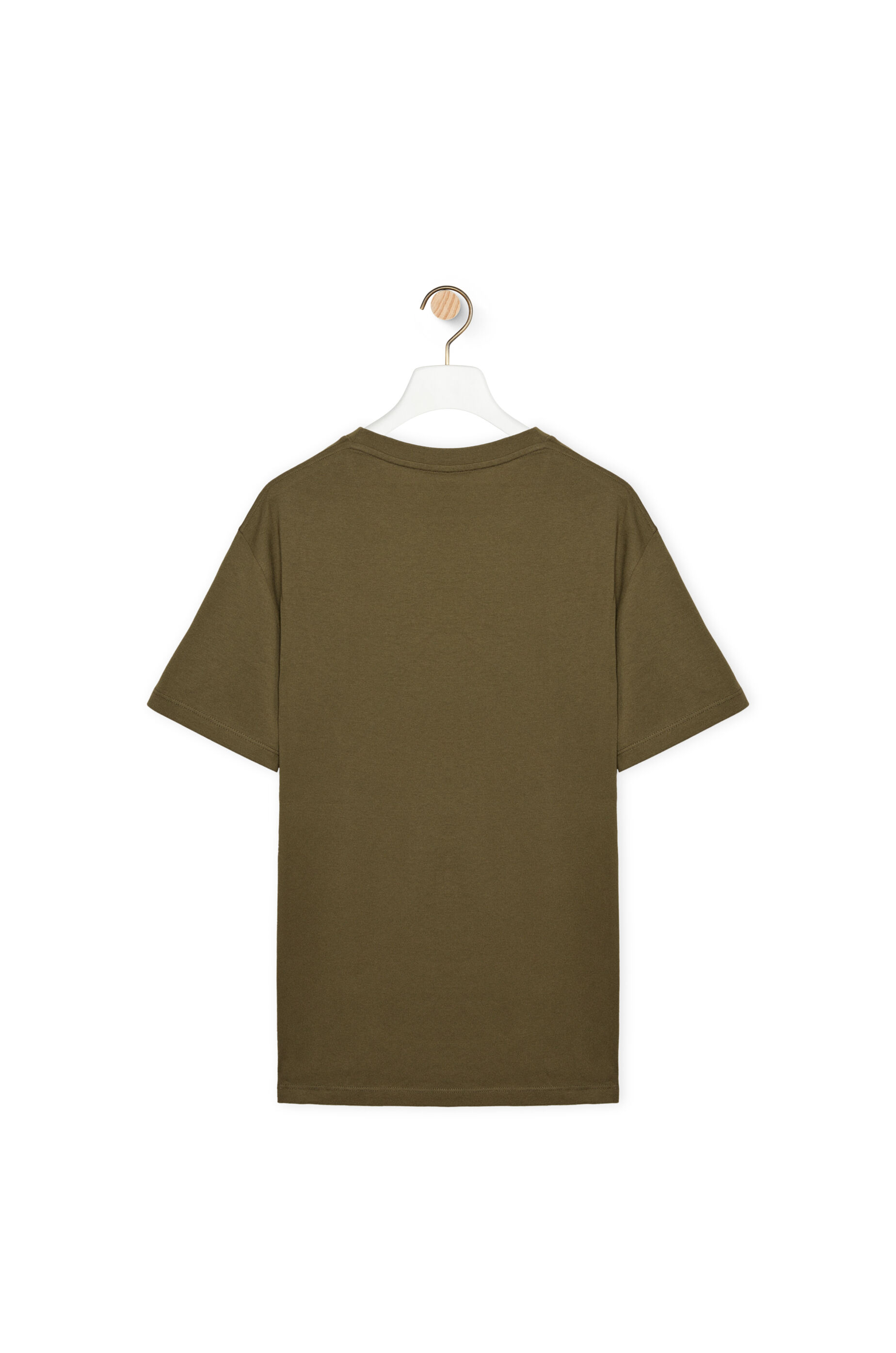 リラックスフィット Tシャツ（コットン） カーキグリーン - LOEWE