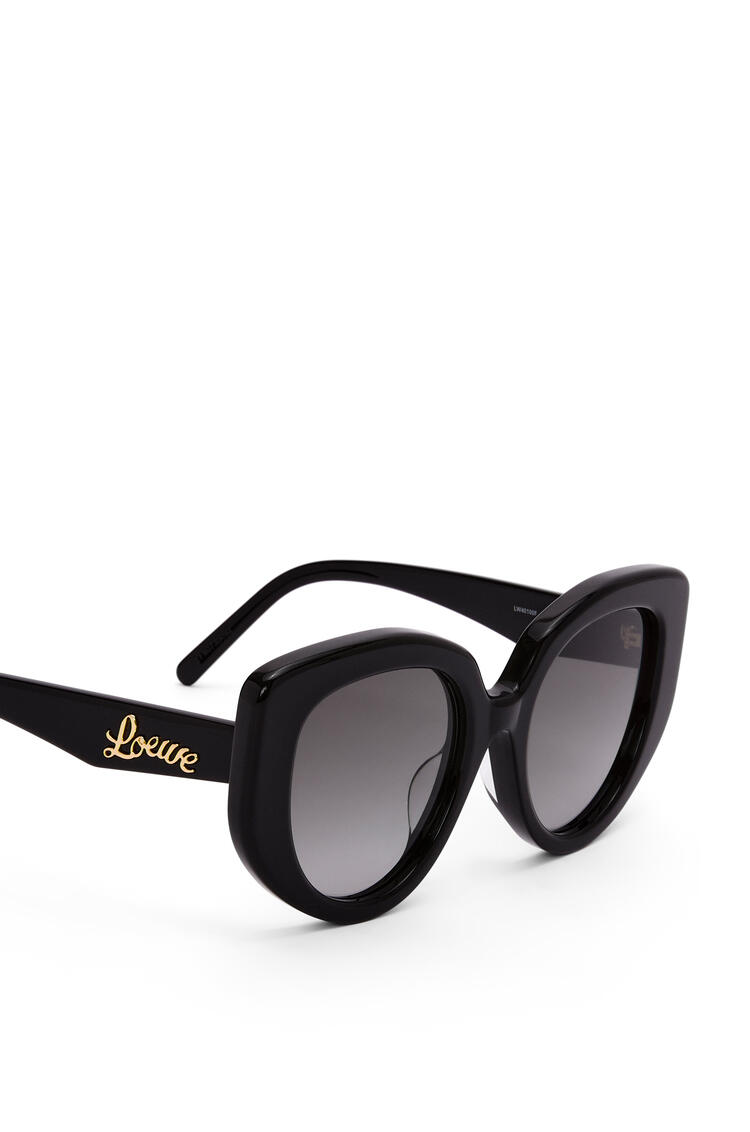LOEWE Butterfly sunglasses in acetate Black