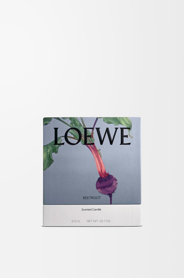 LOEWE Medium Beetroot candle Magenta