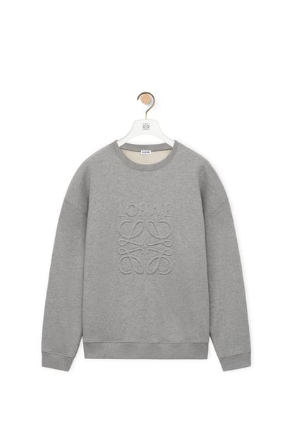 LOEWE Relaxed fit sweatshirt in cotton Grey Melange plp_rd