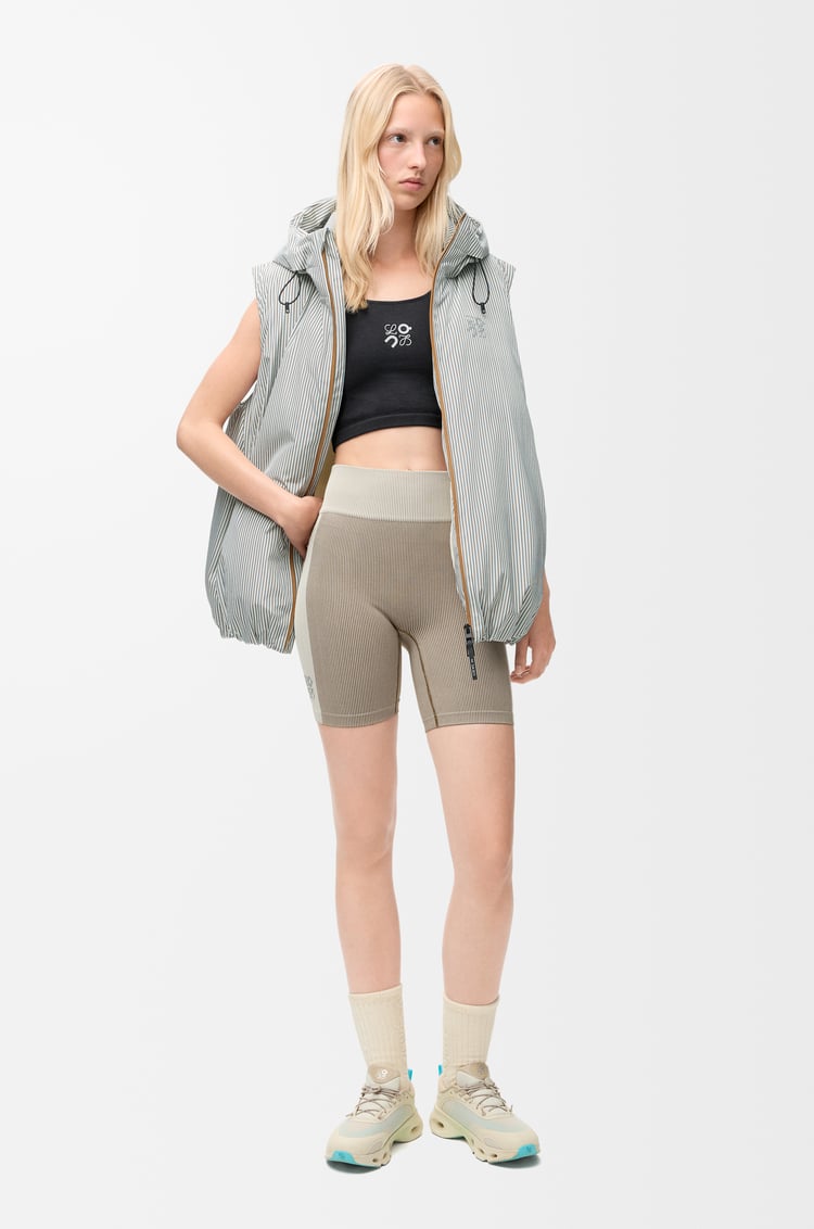 LOEWE Seamless bra in technical jersey Black