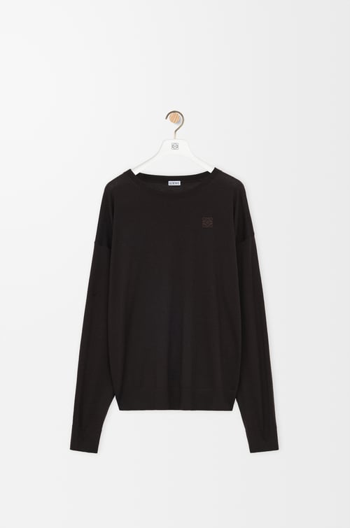 LOEWE 羊毛毛衣 棕色