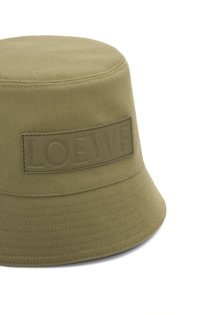 LOEWE Bucket hat in canvas 軍綠色 plp_rd