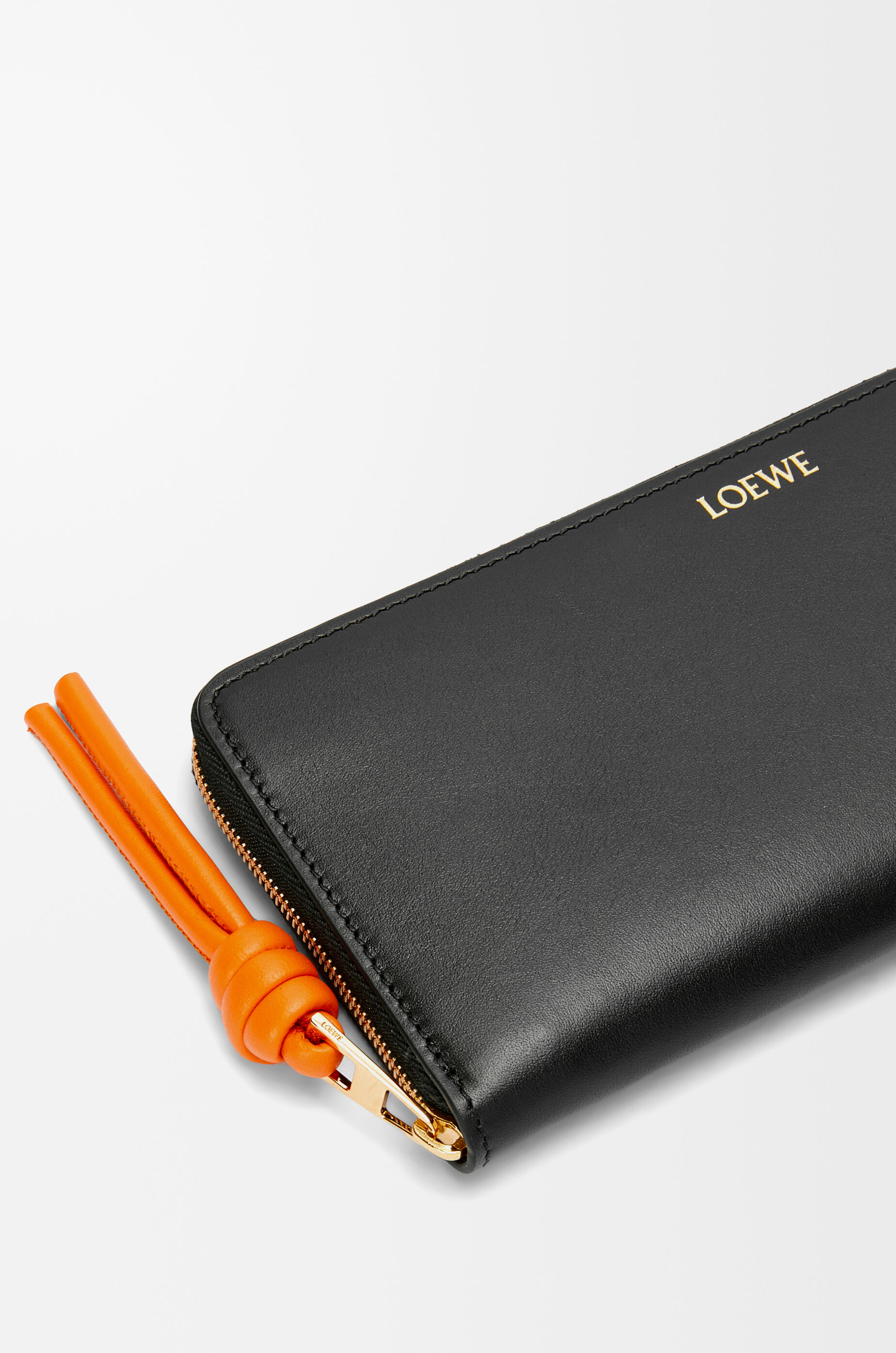 Knot zip around wallet in shiny nappa calfskin Multicolor Knot zip around wallet in shiny nappa calfskin Multicolor