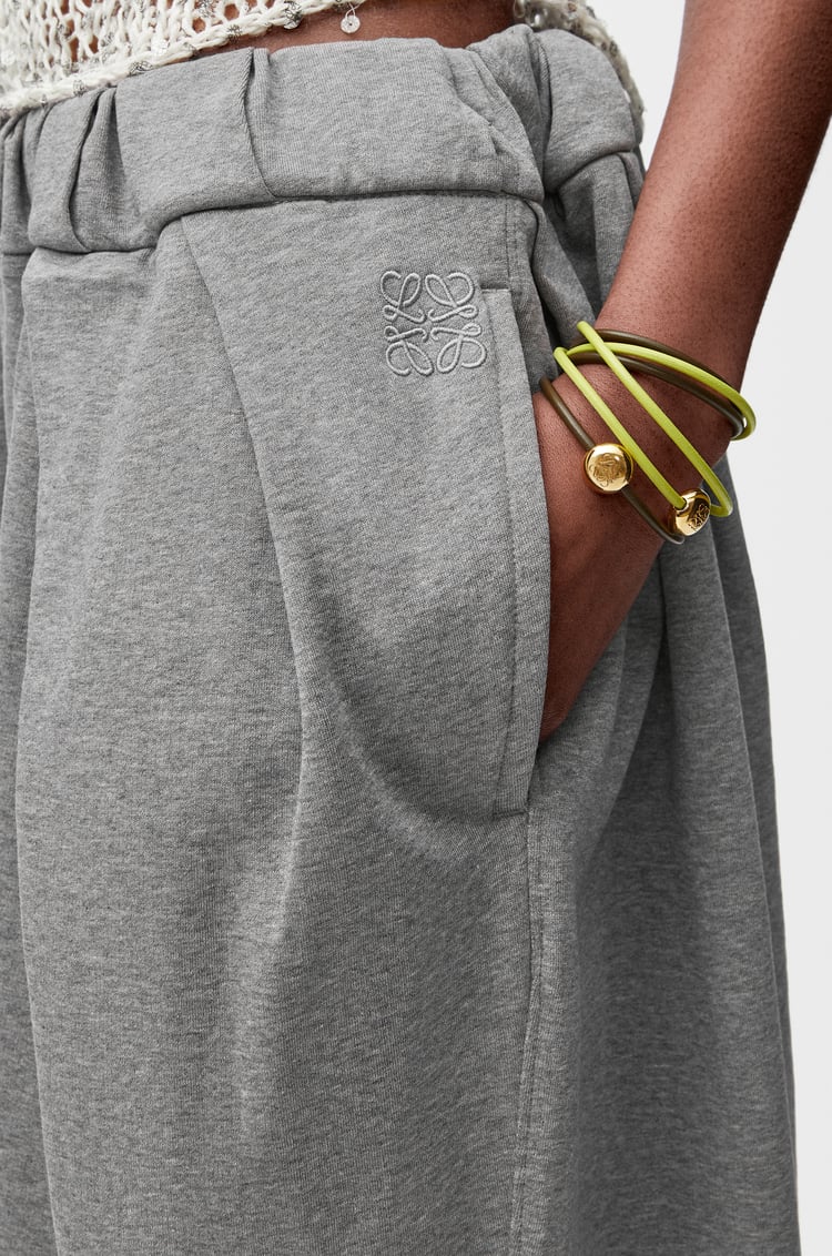 LOEWE Joggers in cotton Grey Melange