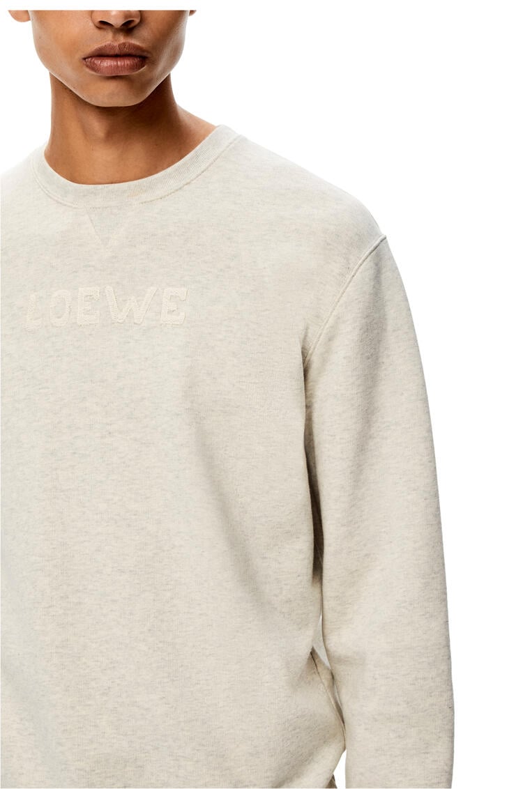 LOEWE LOEWE embroidered sweatshirt in cotton Grey pdp_rd