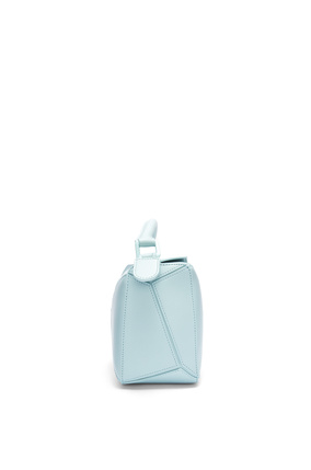 LOEWE Small Puzzle bag in satin calfskin Aquamarine