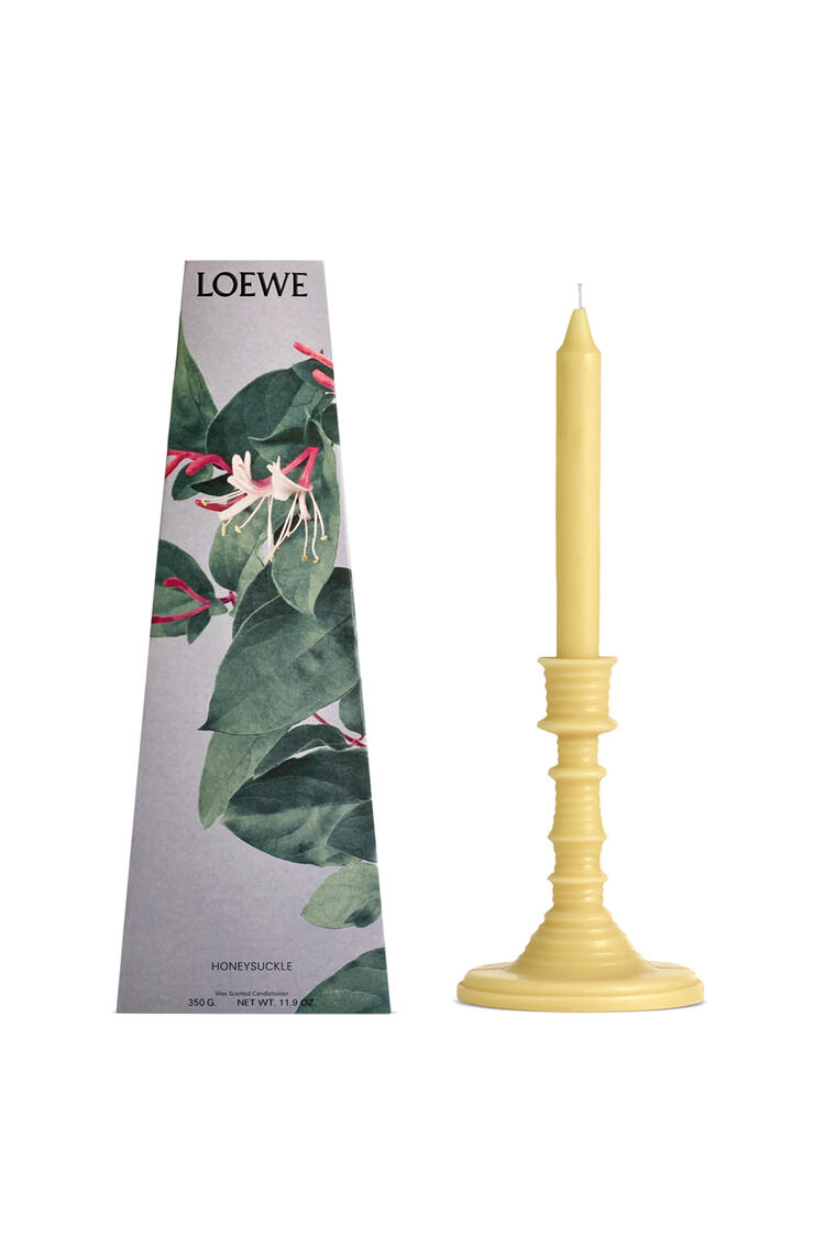LOEWE Honeysuckle wax candleholder Yellow