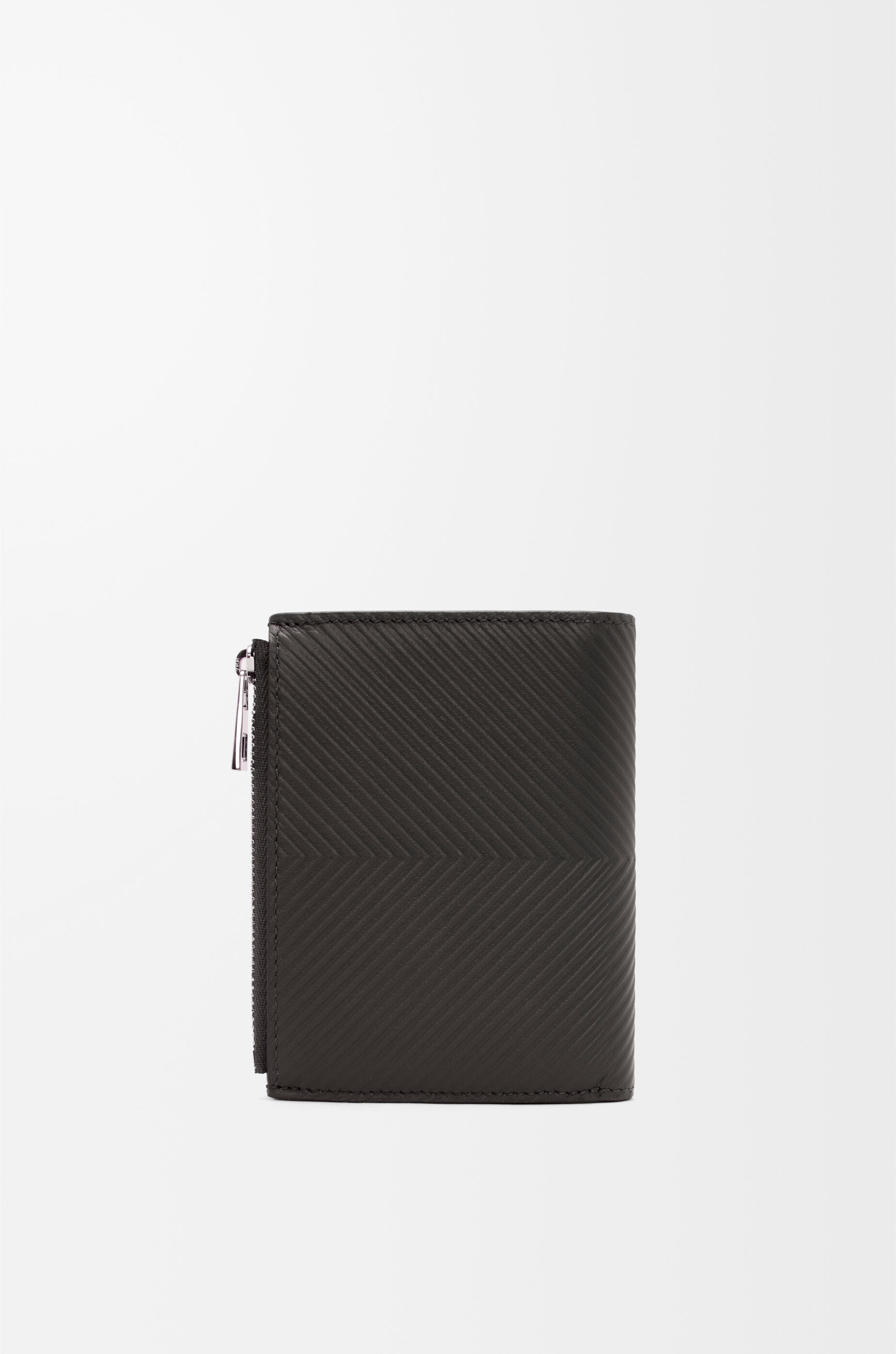LOEWE スリムコンパクトウォレット テクスチャードクラシックカーフ ブラック LOEWE ロエベ （LOEWE） スリム コンパクトウォレット