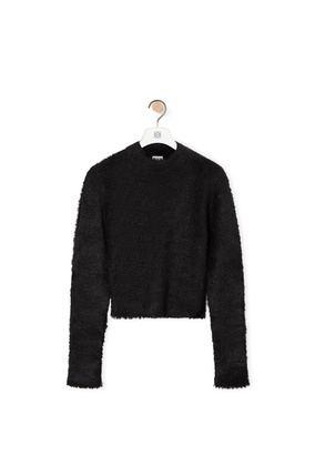 LOEWE Fluffy sweater in viscose Black