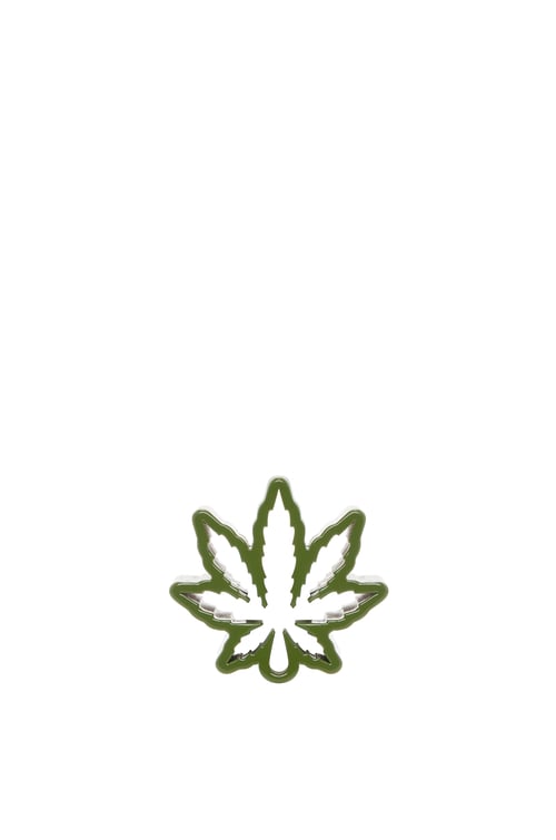 LOEWE Dado Leaf en metal Verde Primavera