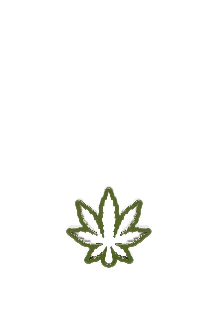 LOEWE Leaf dice in metal Spring Green