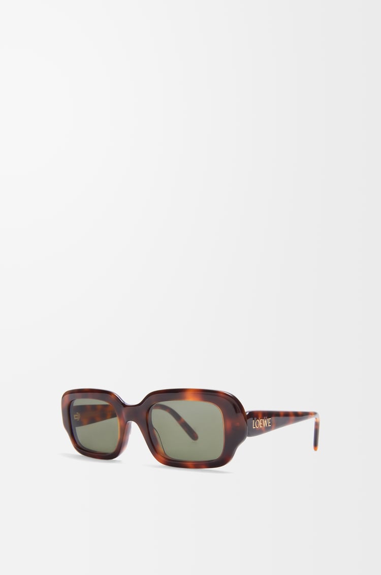LOEWE Rectangular Slim sunglasses Havana