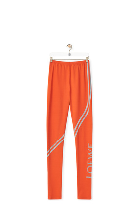 LOEWE LOEWE leggings in polyamide Bright Orange plp_rd
