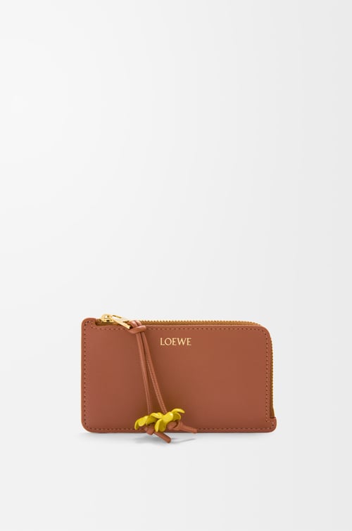 LOEWE Coin cardholder in shiny nappa calfskin Tan/Sunny plp_rd