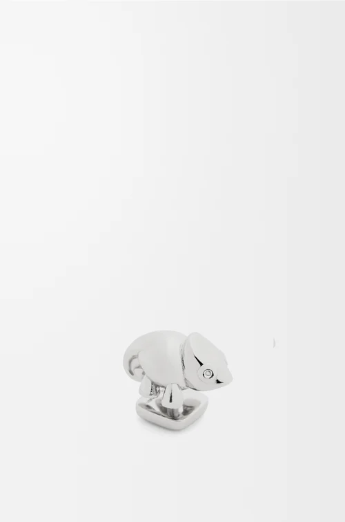 LOEWE Pin Chameleon en latón Paladio