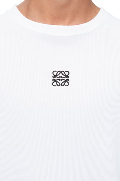 LOEWE オーバーサイズフィット ロングスリーブ  Tシャツ（コットン） ホワイト plp_rd