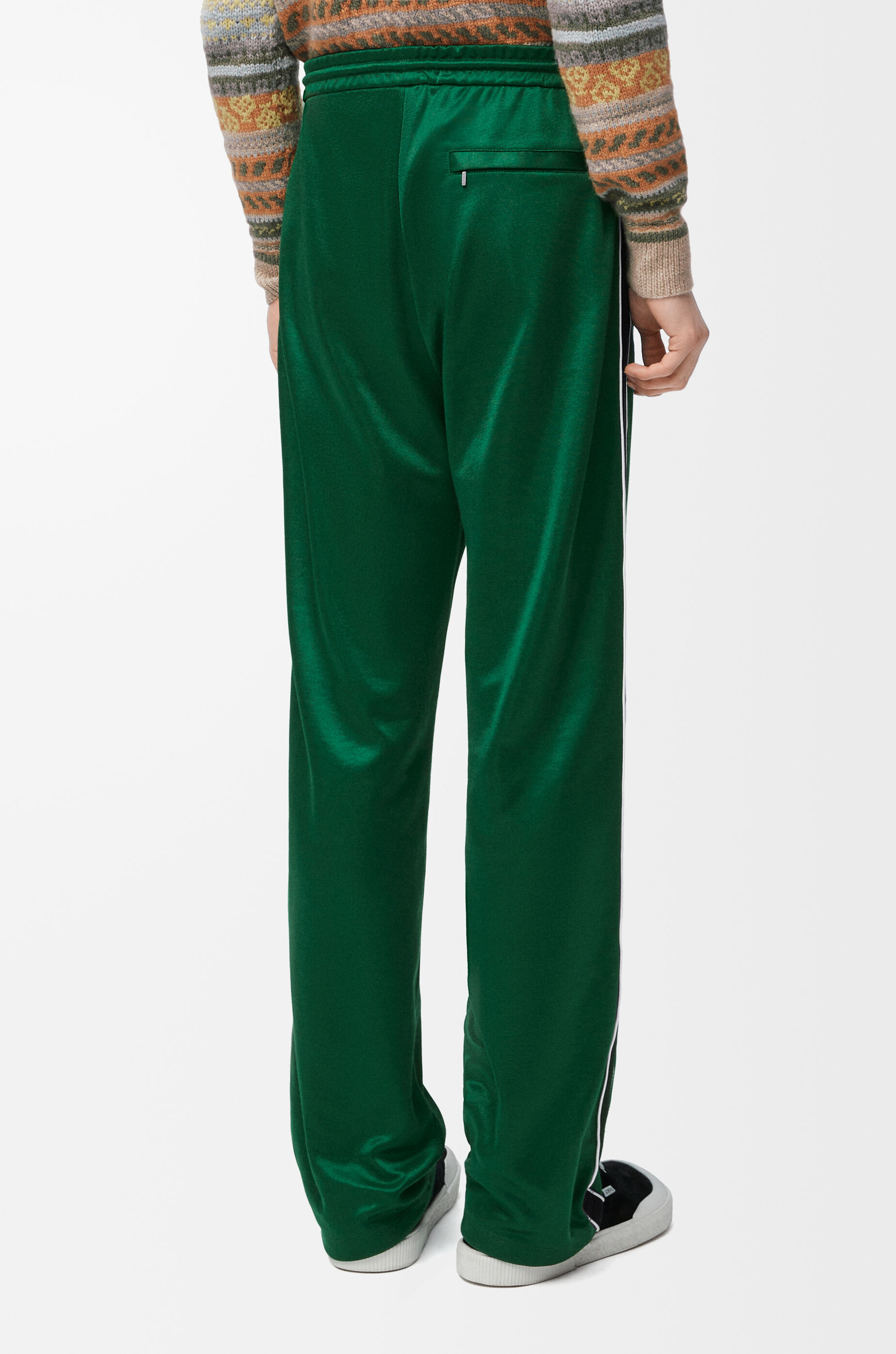 Tracksuit trousers in technical jersey Green - LOEWE Tracksuit trousers in technical jersey Green - LOEWE