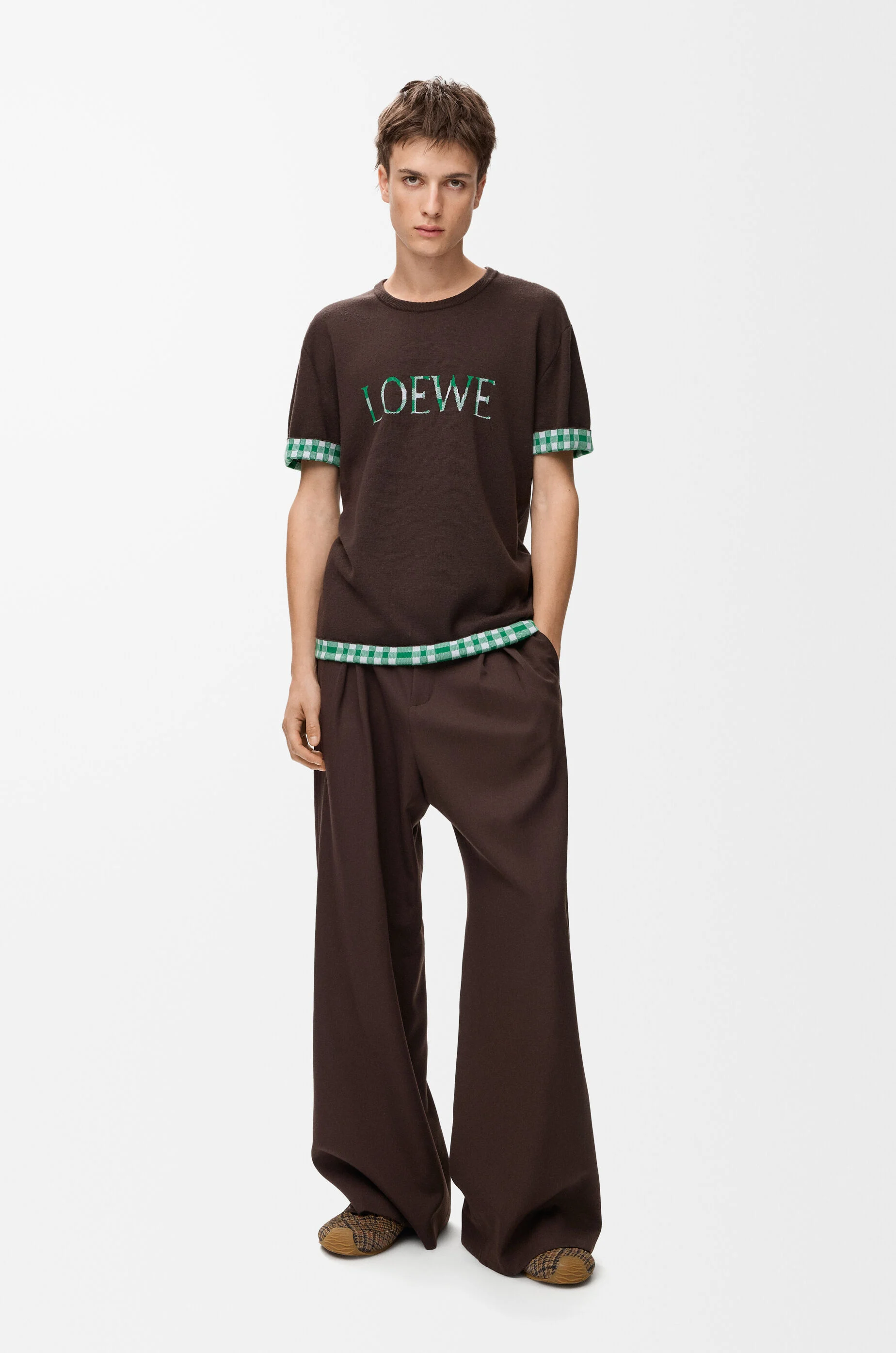 トップス（ウール&コットン） ブラウン - LOEWE