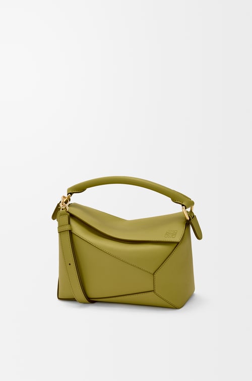 LOEWE パズルバッグ スモール（クラシックカーフ） Light Moss