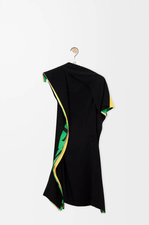 LOEWE Dress in stretch viscose Black