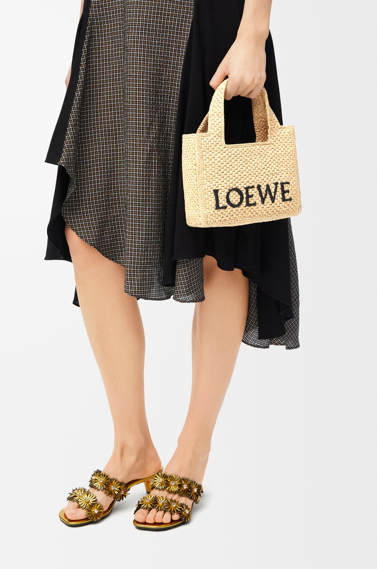 LOEWE ロエベフォント トート ミニ（ラフィア） ナチュラル
