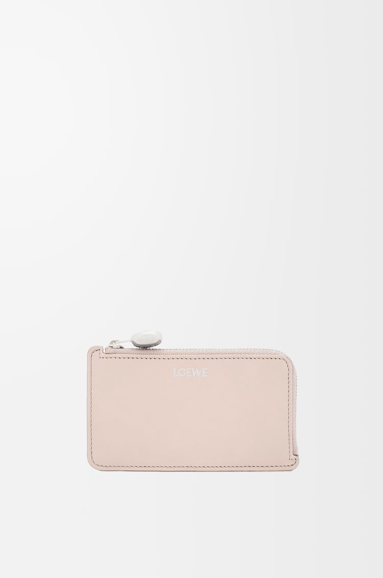 LOEWE Tarjetero-monedero Pebble en piel napa de ternera Talco