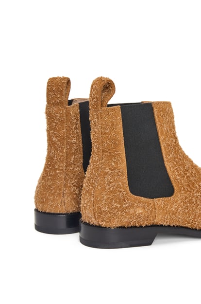 LOEWE Campo chelsea boot in brushed suede Tan plp_rd