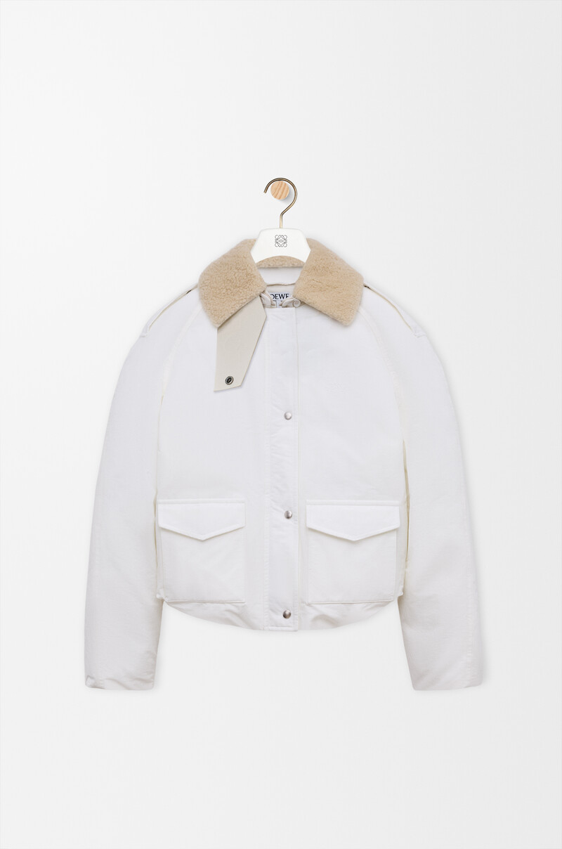 Puffer jacket in technical cotton by LOEWE