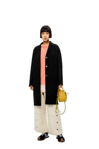 LOEWE Anagram coat in wool and cashmere Black pdp_rd