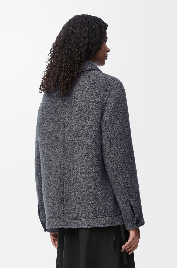 LOEWE Workwear jacket in wool blend Dark Grey