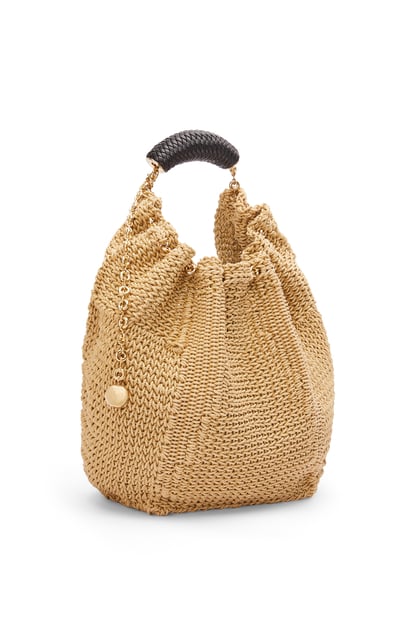 LOEWE Medium Squeeze bag in cord and calfskin 自然色 plp_rd
