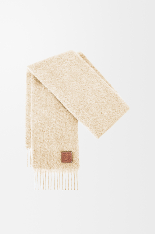 Scarf in mohair and wool blend