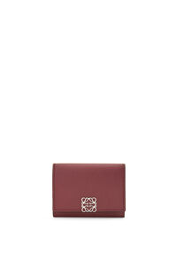 Purse Wallet Little card holder etouting Wool felt kvadrat two-tone greyblue Blue