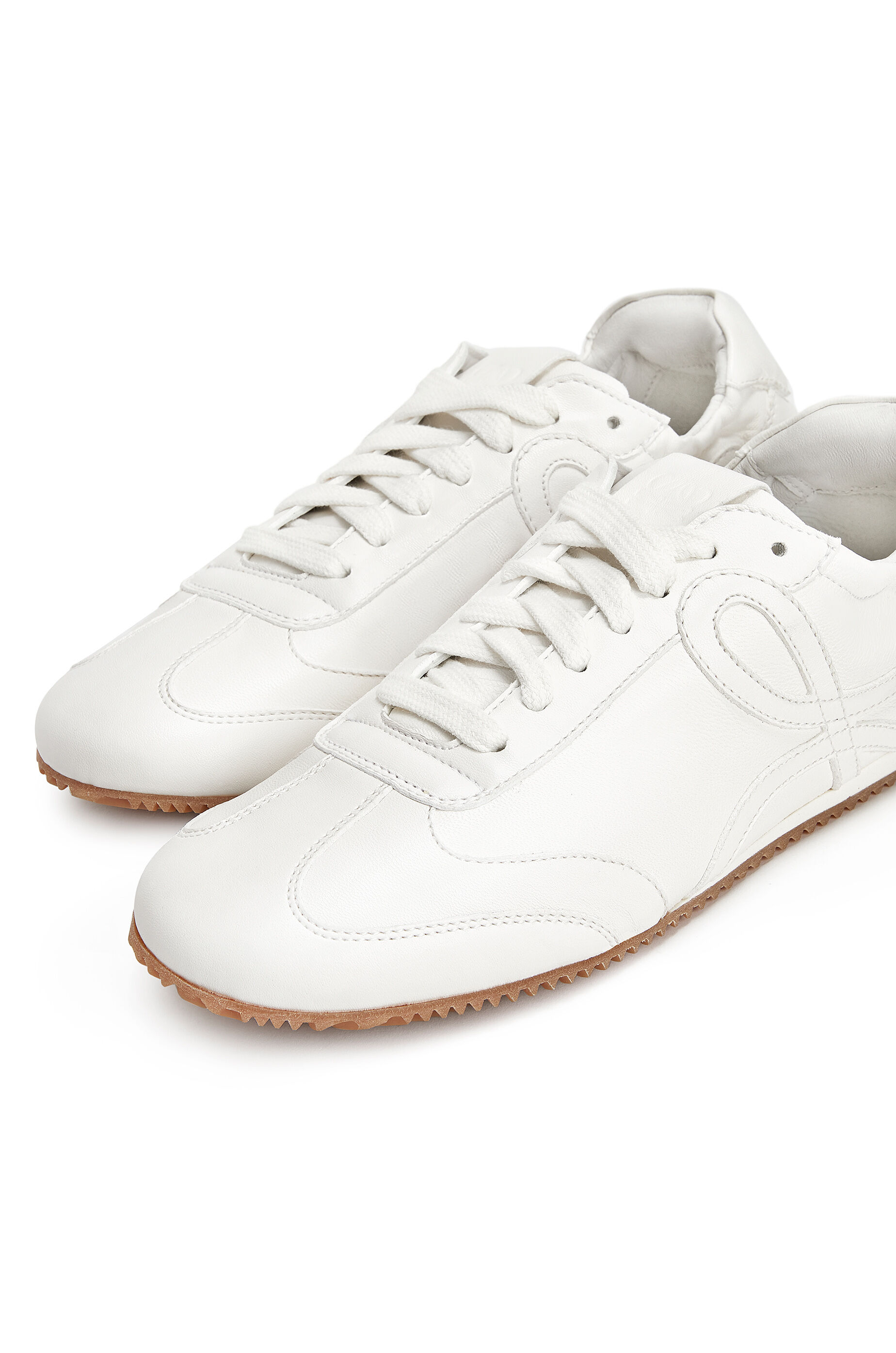 Ballet runner in lambskin Soft White LOEWE