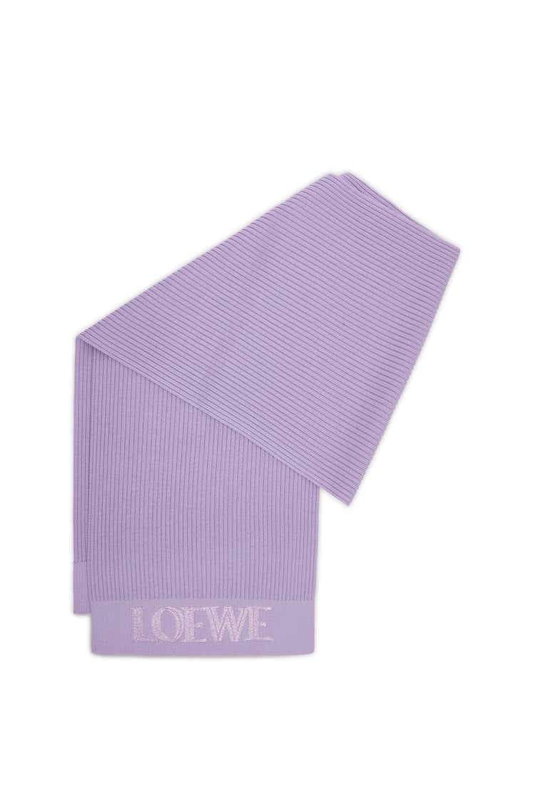 LOEWE LOEWE scarf in wool Lilac