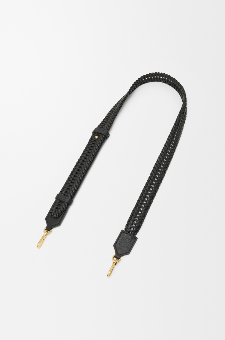 LOEWE Woven strap in calfskin Black