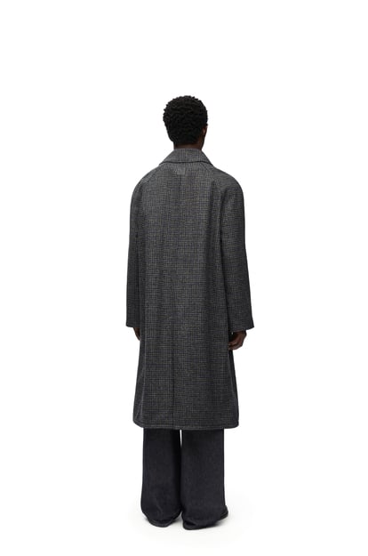 LOEWE Car coat in wool Black/Blue/Grey plp_rd