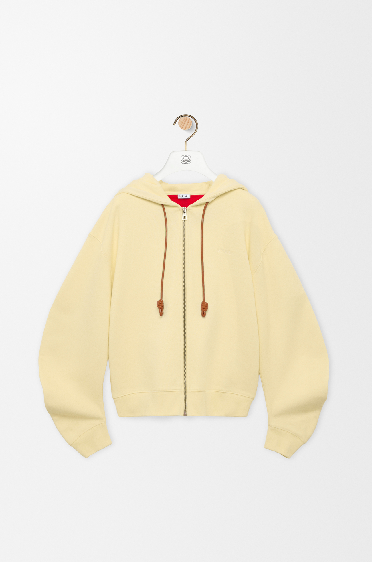 LOEWE Flamenco hoodie in cotton Vanilla