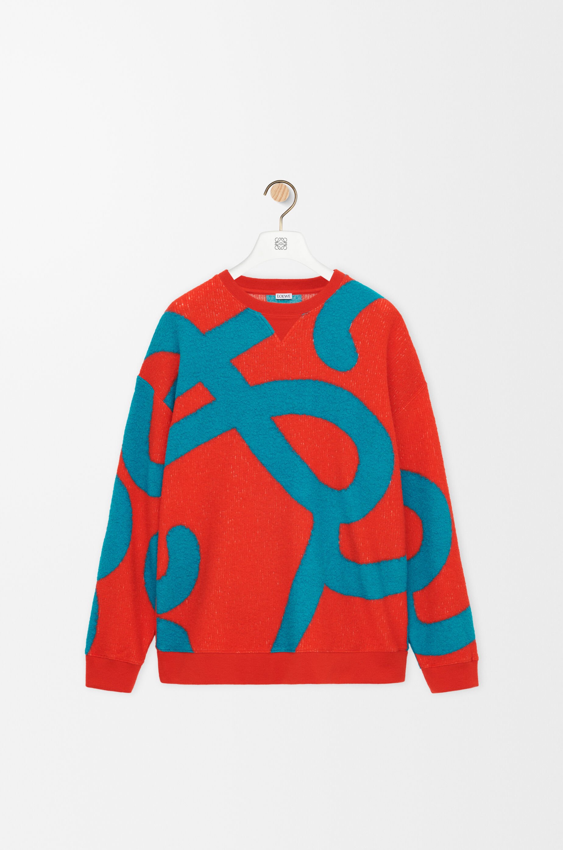 スウェットシャツ（ウール&コットン） ブルー - LOEWE